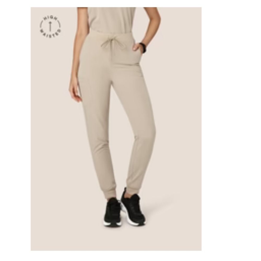 Khaki Mandala scrub pants (SIZE L - regular)